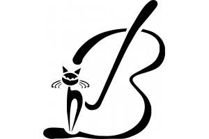 Stencil Schablone B-Katze